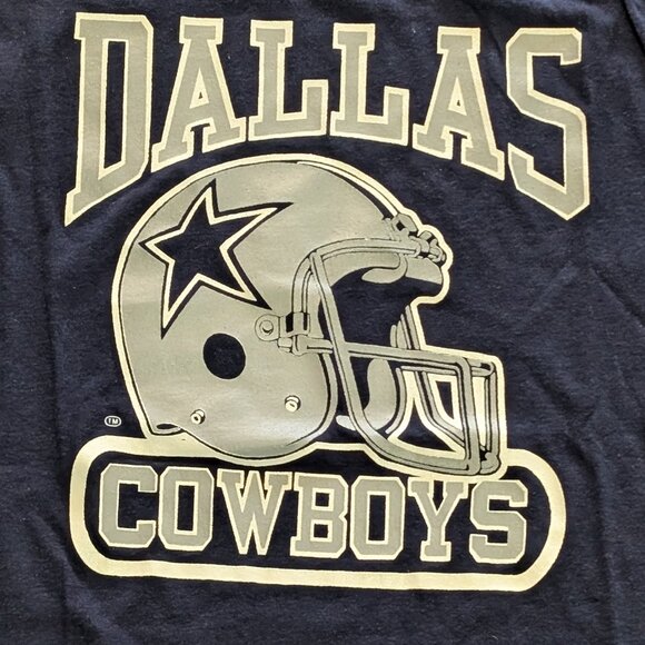 NWT Dallas Cowboys Logo 7 T-Shirt Made in USA - Size M (16.5x27) - Picture 2 of 4